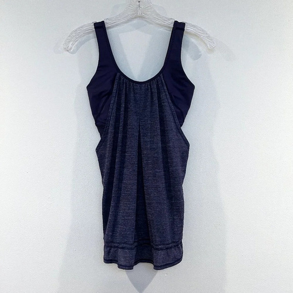 Lululemon Purple Built In Bra Adjustable Cut Out Athletic Athleisure Tank Top 4 - Picture 2 of 8